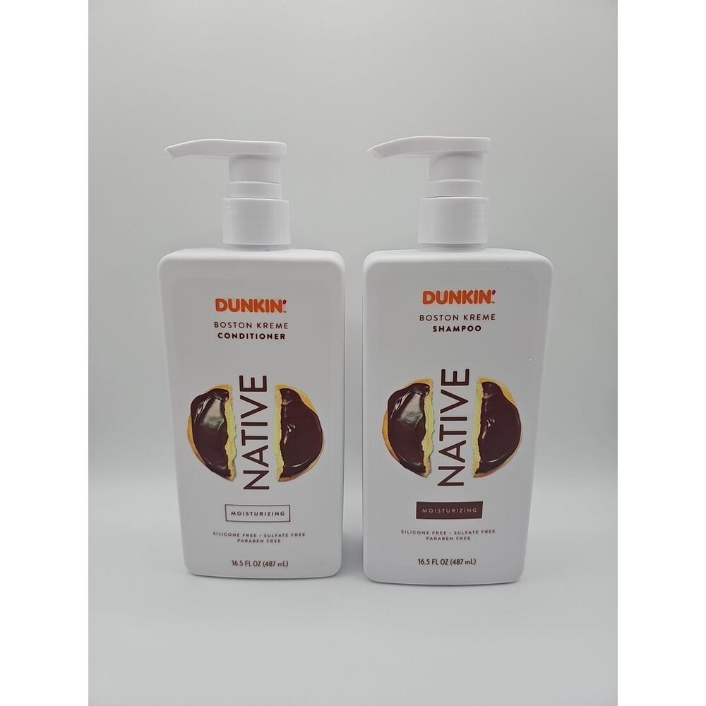 Native Dunkin Donuts 🍩 Boston Cream Donut 🍩 Shampoo & Conditioner Limited New